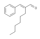 Гексил циннамал (hexyl-cinnamaldehyde). Структурная формула.